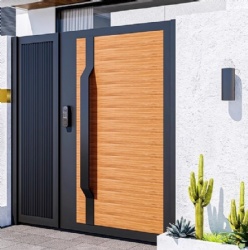 Modern Durable Aluminum Alloy Sliding Gate for Hotel & Villa Use